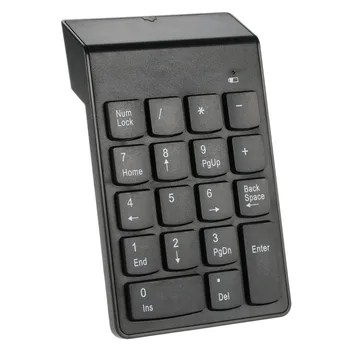 

BT 4.0 Numeric Keypad Wireless Number Pad 18 Keys Mini Digital Keyboard for iMac/MacBook/MacBook Air/Pro/iPad Laptop Tablet Smartphone