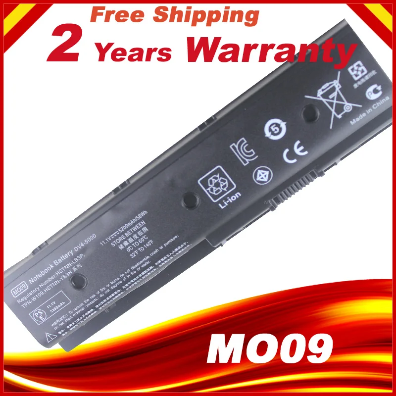 

MO06 MO09 671731-001 Battery for HP Pavilion DV4-5000 DV6-7000 DV7-7000 Envy DV4-5200 DV6-7200 M6-1100