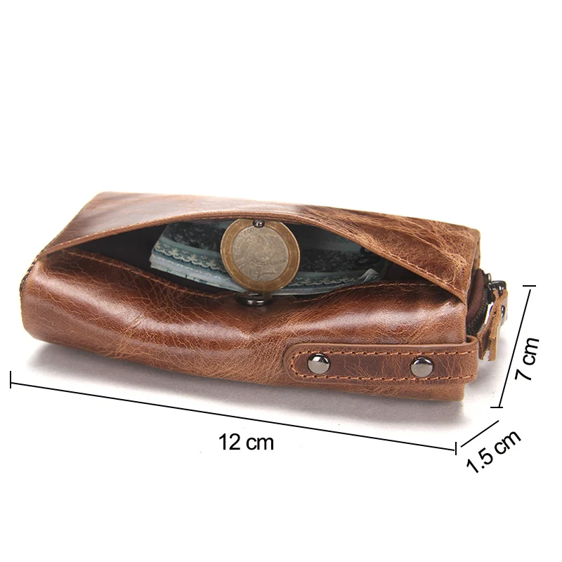 CONTACT'S Кожаный дизайнерский кошелек в винтажном стиле года с отделением для ключе и денег экономка ключевой кошелек для мужчин