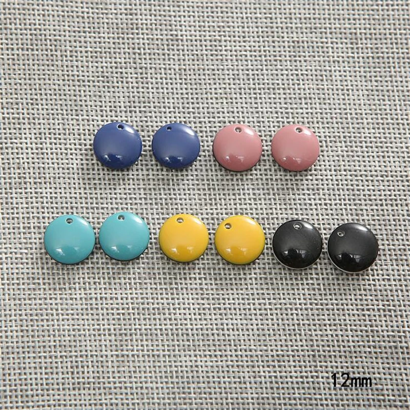 

20pcs/lot new creative resin round beads connectors for diy earrings necklace beads material hanging pendant jewelry accessories