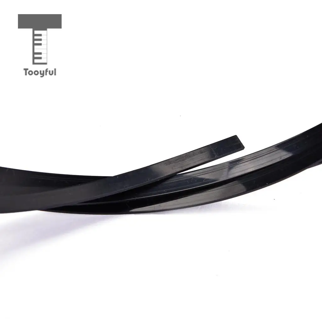 3Pcs  ABS Plastic Binding Purfling Strips Edge Trim Inlay Body Project for Guitar Bass Ukulele Perfect Accessories 165cm