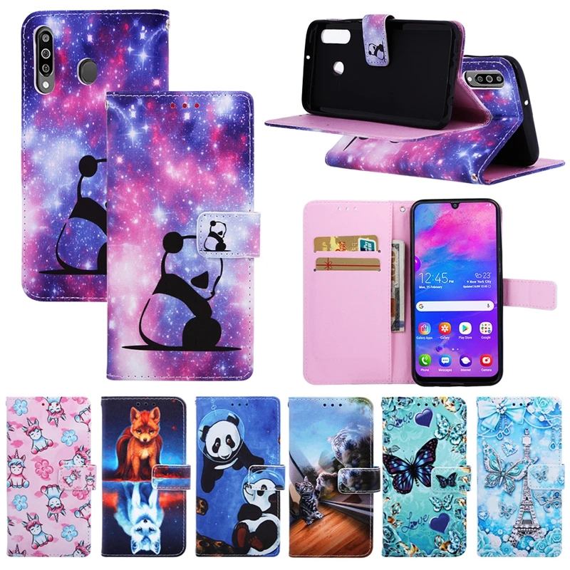 Чехол-книжка с откидной крышкой для Etui samsung Galaxy A10 A20 A30 A40 A50 A70 M10 M20 M30 S10 e Plus откидная крышка кожаный чехол-бумажник чехол для телефона Couqe