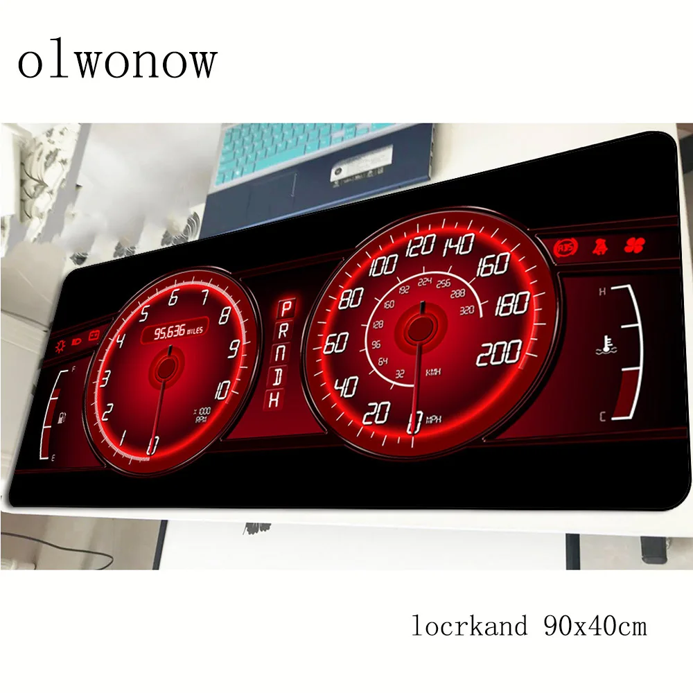  Speedometer mouse pad car 900x400x2mm mousepads gaming mousepad gamer locked edge mouse pads keyboa