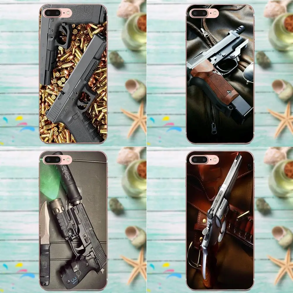 Для LG Nexus 5 5X G2 G3 mini spirit G4 G5 G6 K4 K7 K8 K10 2017 V10 V20 V30 стилус мягкие чехлы Pistolas Glock оружие