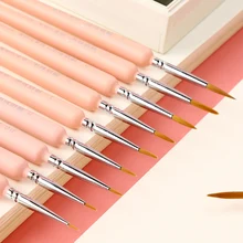 Ручка-закладка волк очень тонкой гуашь, акварель ход ручка ручной росписью маленькая Кисть Акриловая картина Сделай Сам товары для рукоделия