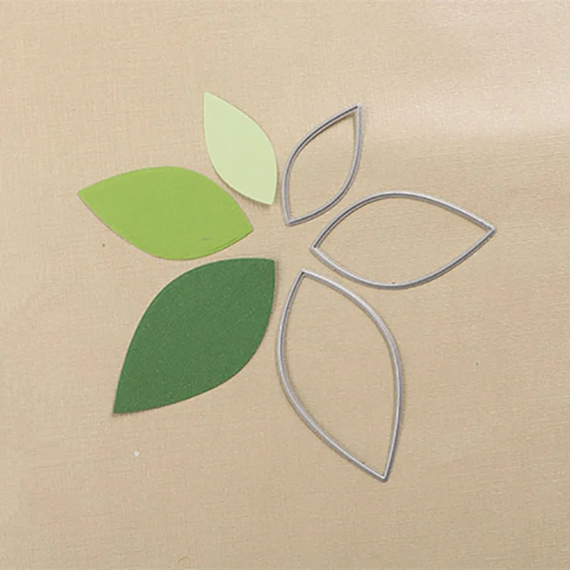 

DUOFEN 6PCS Leafs metal cutting dies new 2018 DIY Scrapbooking paper card Combination Beautiful Embossing