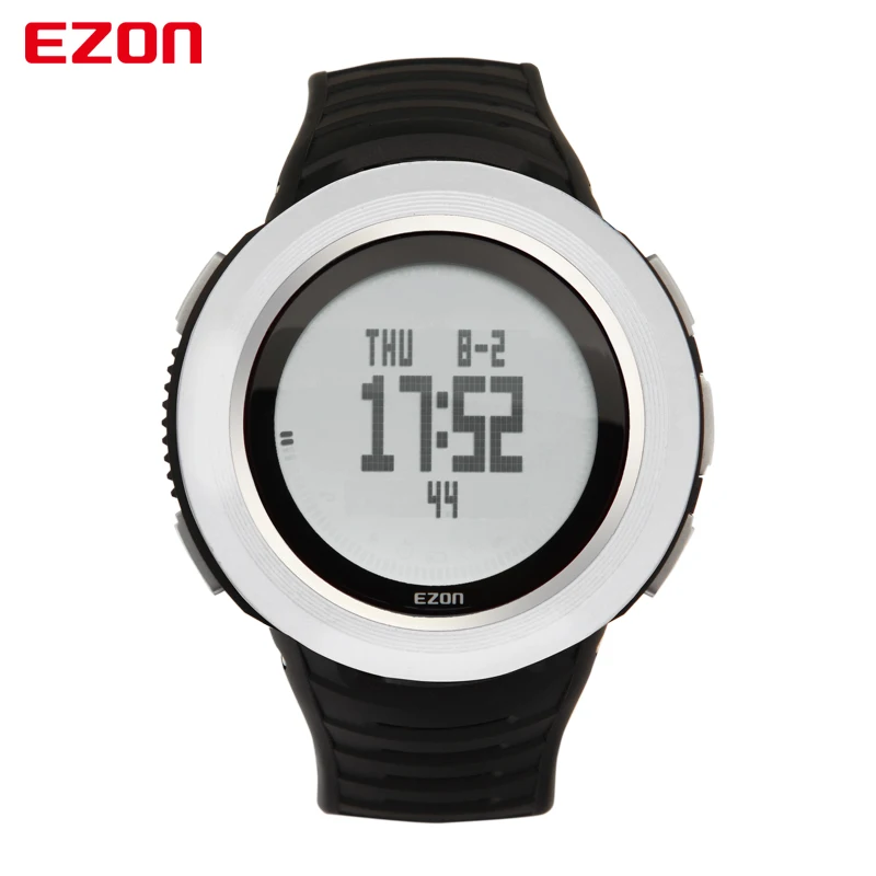 EZON Altimeter Barometer Thermometer Weather Forecast Sunrise Sunset Time Men Digital Watches Sports Outdoor Climbing Wristwatch