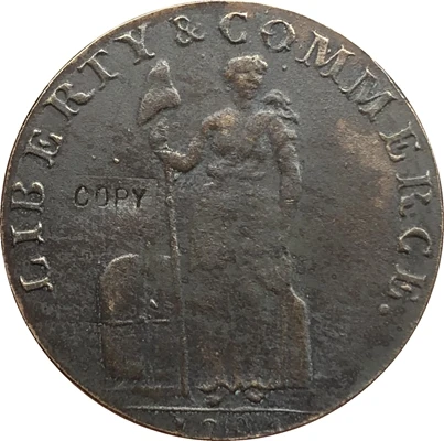 Копия монет в стиле колоний США 1794|coin cleaning|coin figurecoin props |