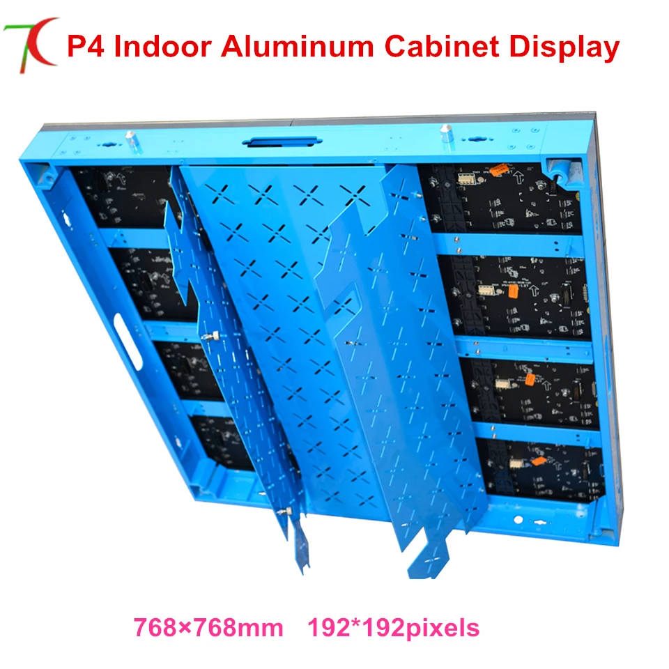 

768*768mm 8scan P4 aluminum cabinet rental display ,62500dots/m2