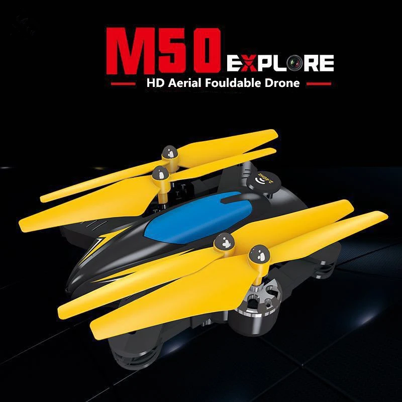 

Altitude Hold Foldable RC Drone Real-Time Camera WIFI Transmission FPV Quadcopter Smart Hovering Phone Controlled Path Folowing
