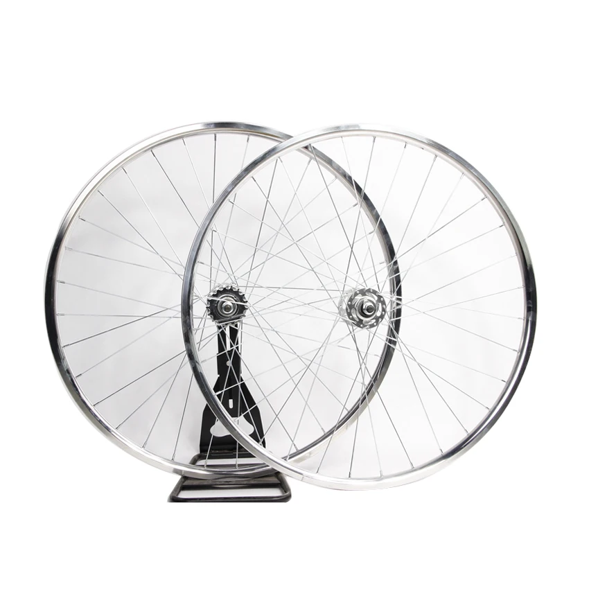 Fixie обод колеса велосипеда 20 мм алюминиевый сплав Ретро колеса велосипеда передняя 32H ступица флип-флоп винтажная фиксированная передача обод колеса велосипеда