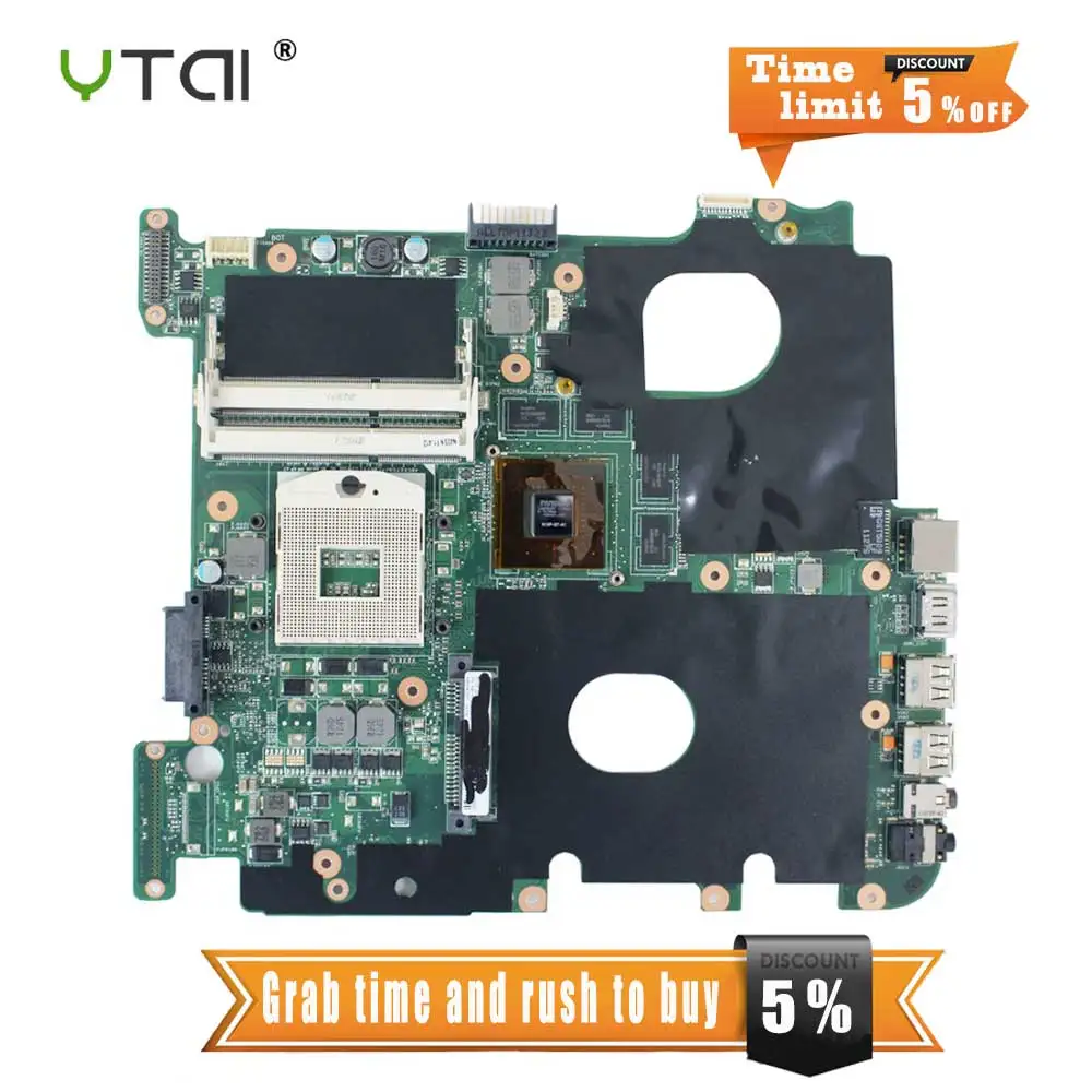 

N43SL motherboard REV 2.0 HM65 DDR3 for ASUS N43S N43SN N43SL laptop motherboard gt550m 1G 100% tested intact free shipping