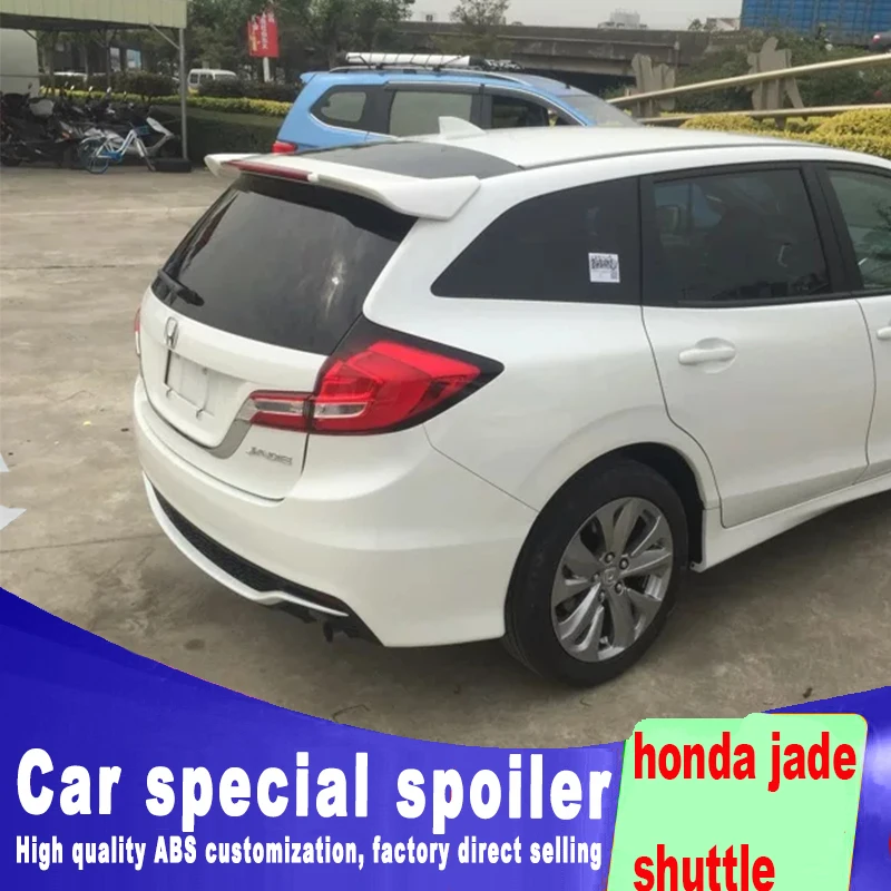 

2013 2014 2015 2016 for honda jade shuttle rear window roof high quality ABS material change installation spoiler by primer