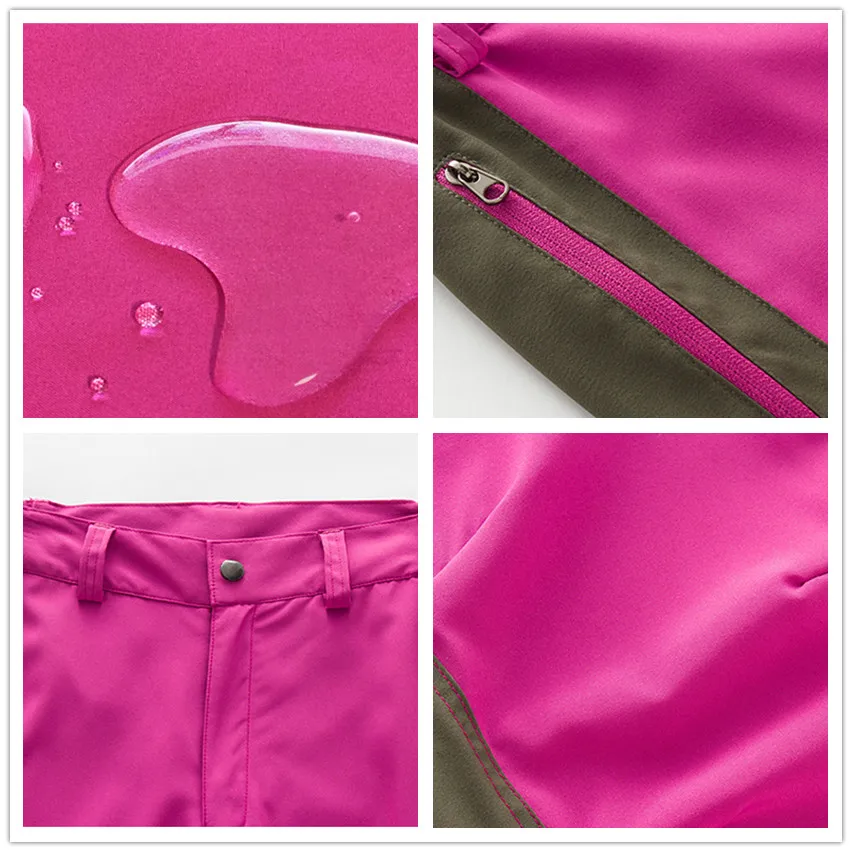 JACKSANQI nuevo de las mujeres de los hombres al aire libre de verano de secado rápido pantalones transpirable elástico de deporte senderismo Camping senderismo pesca pantalones RA145