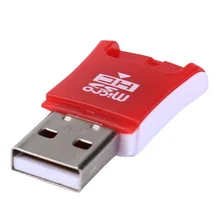 Mosunx adaptador de cartão de memória, leitor de cartão de memória com alta velocidade mini usb 2.0, micro sd tf t-flash 0307