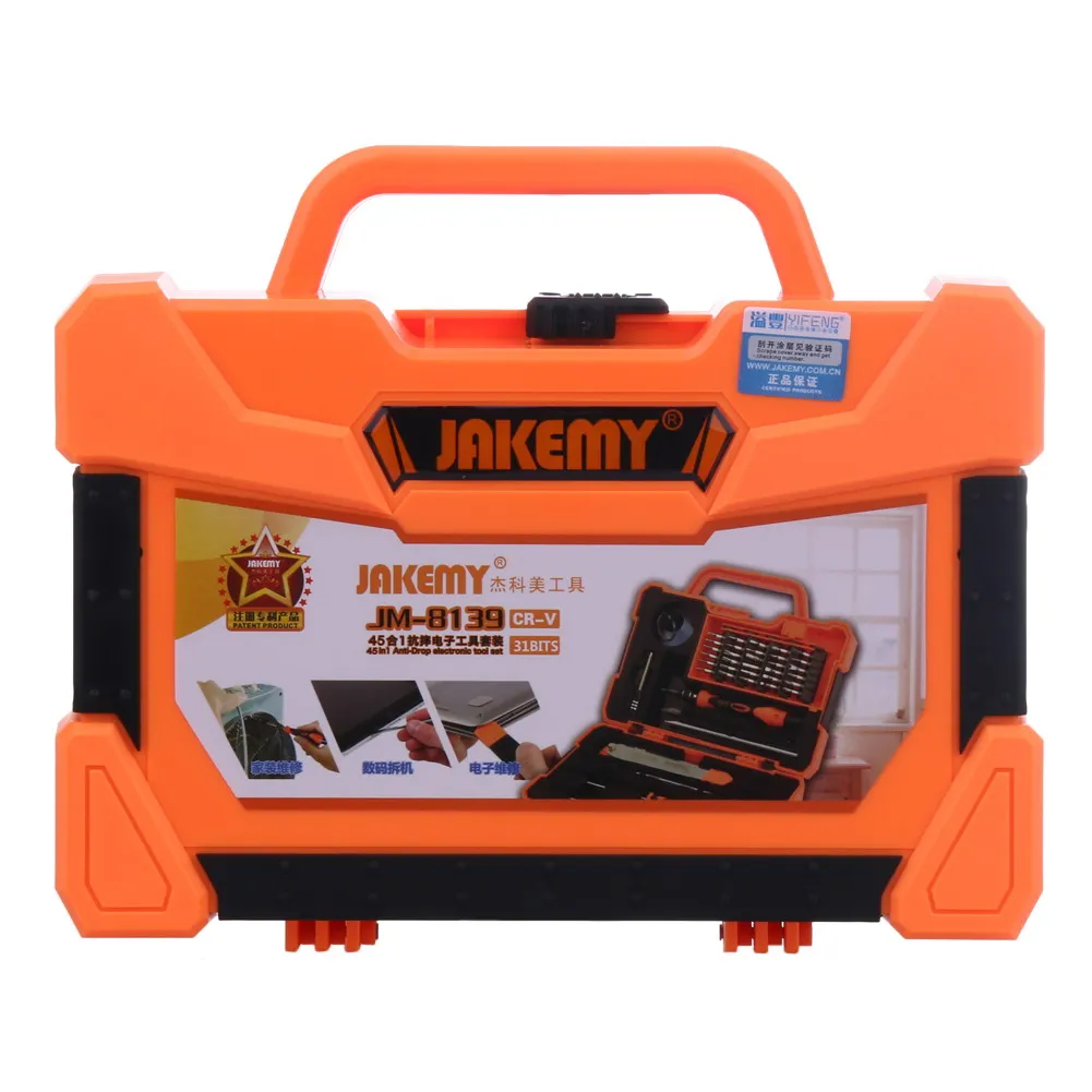 

45 in 1 Professional Screwdriver Kits Precise Hand Repair Opening Tools for Cellphone Computer Electronic Repairment
