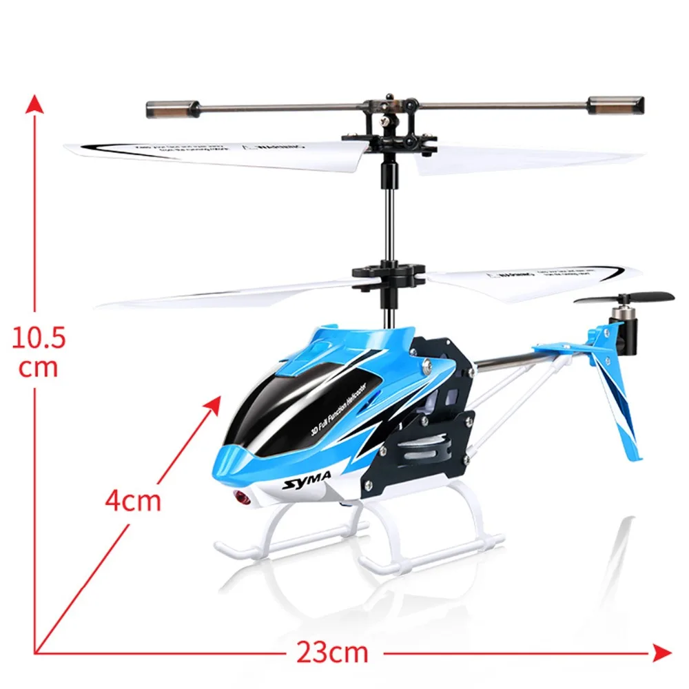 

SYMA 3CH Mini RC Helicopter With Gyroscope Indoor Outdoor Remote Control Fun Toys For Kids Children Adults Gifts 2 Colors S5-N