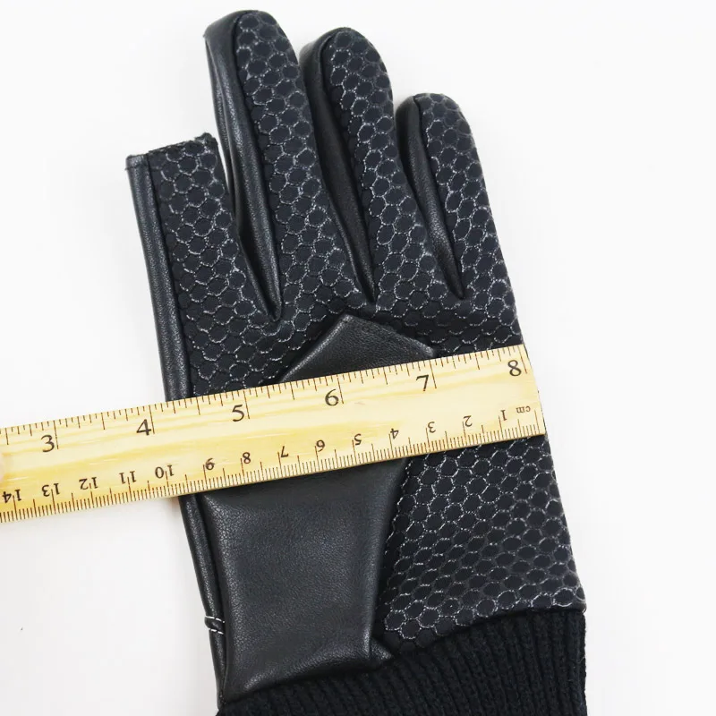Мужские и женские перчатки для рыбалки без пальцев перчатки из искусственной кожи эластичные спортивные велосипедные перчатки Нескользящие дышащие водонепроницаемые перчатки