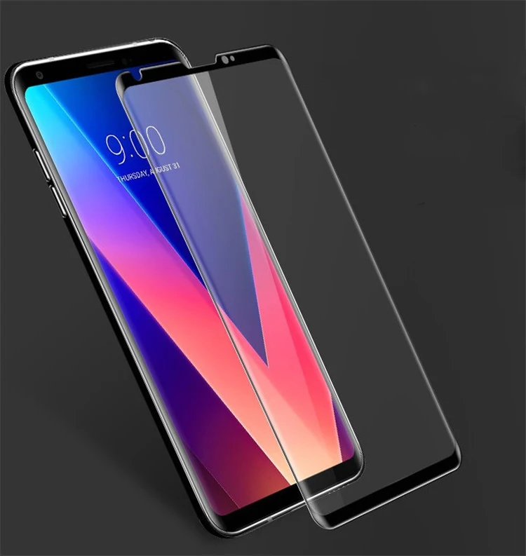 Полное покрытие взрывозащищенное Переднее стекло для LG V50 K40 G6 G7 G8 V30 Plus V40 V20