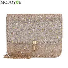 

Shining PU Leather Women Handbag Long Chain Messenger Bags Fashion Girls Shoulder Bag Crossbody Bags for Women Sequins Handbags