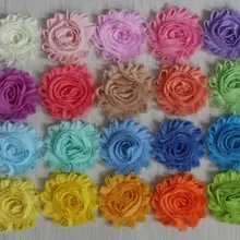 20y 2," шикарные потрепанные шифоновые цветы для девочек аксессуары для волос, diy ремесло волос товары для цветов, головная повязка цветок