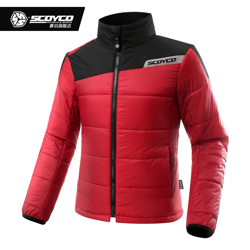 Scoyco jk55 Защитная куртка Спорт Мотоцикл отдых гонки Светоотражающие Утепленная
