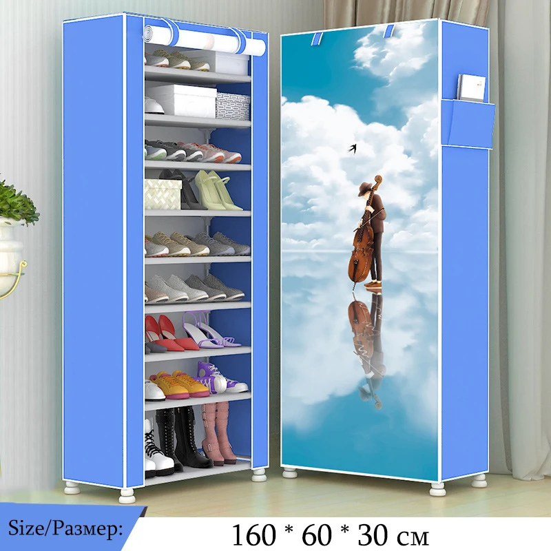 كبير قدرة 10 طبقات خزانة خذاء قماش متعدد الاستخدامات 3D الكرتون DIY حذاء تخزين الفضاء التوقف الحذاء الرف المنظم كبير قدرة 10 طبقات خزانة خذاء قماش متعدد الاستخدامات 3D الكرتون DIY حذاء تخزين الفضاء التوقف الحذاء الرف المنظم