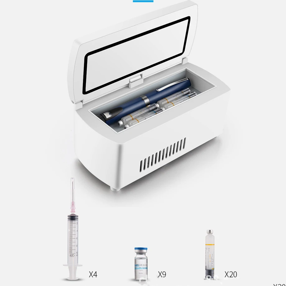 Портативный Медицинский морозильник для путешествий диабетический инсулиновый мини-холодильник чехол-холодильник для путешествий и домашнего использования