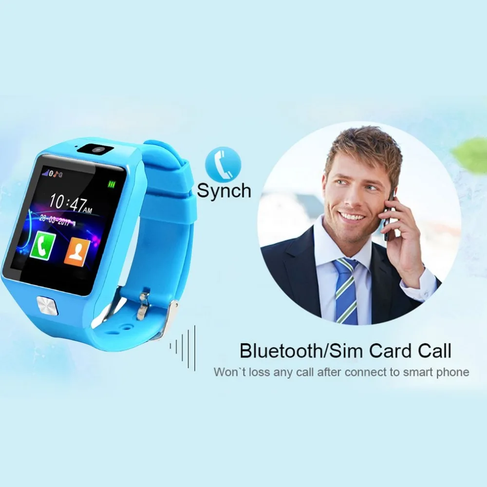 DZ09 SmartWatch для Android IOS сотовый телефон детский трекер Браслет камера Bluetooth TF sim-карты сенсорный экран наручные часы