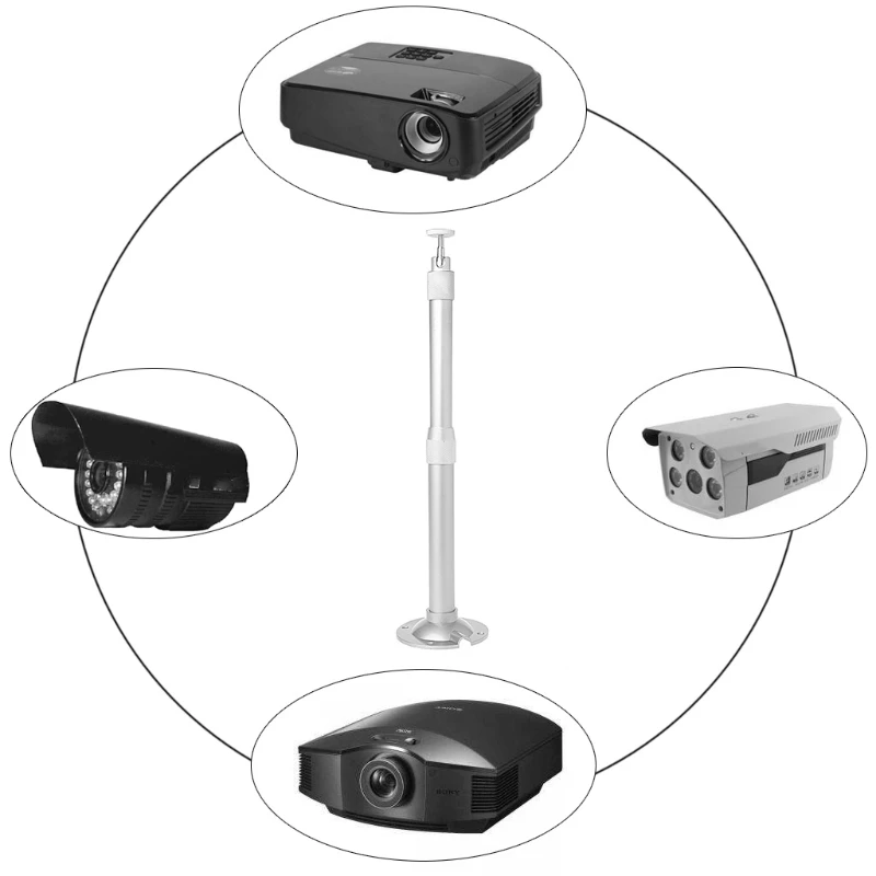 SIV Крепление для проектора регулируемое потолочное крепление на кронштейне на 360 градусов для проектора