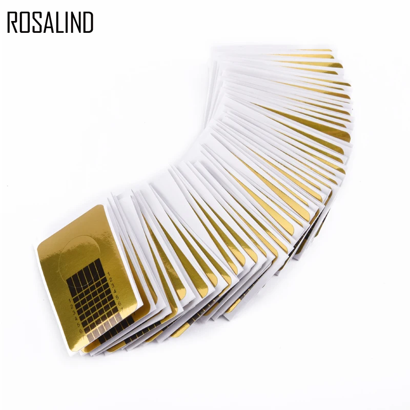 ROSALIND 100 шт./лот инструменты для ногтей наклейки и гелевые удлинители