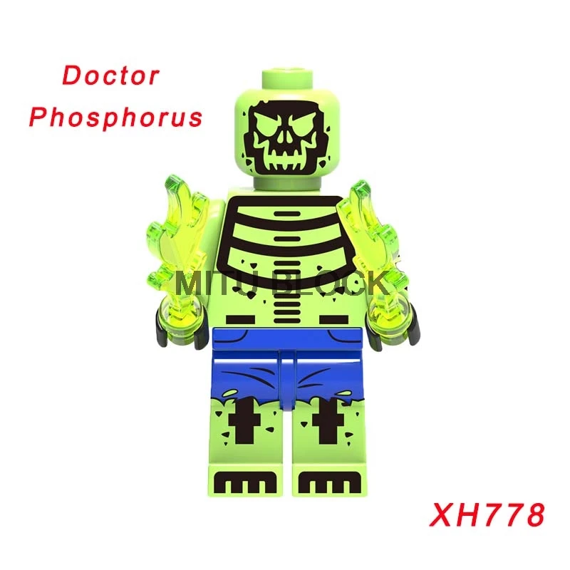 

Doctor Phosphorus Legoing Marvel DC Super Heroes Series Figures Action Model Legoing Batman Movie Blocks Toys For Children