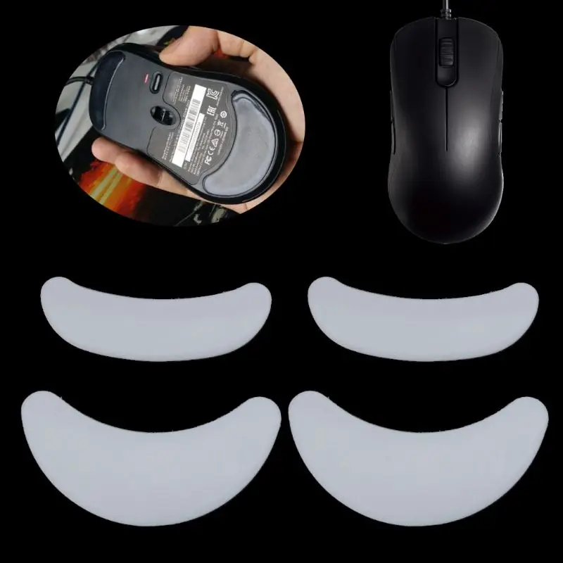 

2 Sets/pack Tiger Gaming Mouse Feet Mouse Skate For ZOWIE ZA13 White Teflon Mouse Glides Curve Edge