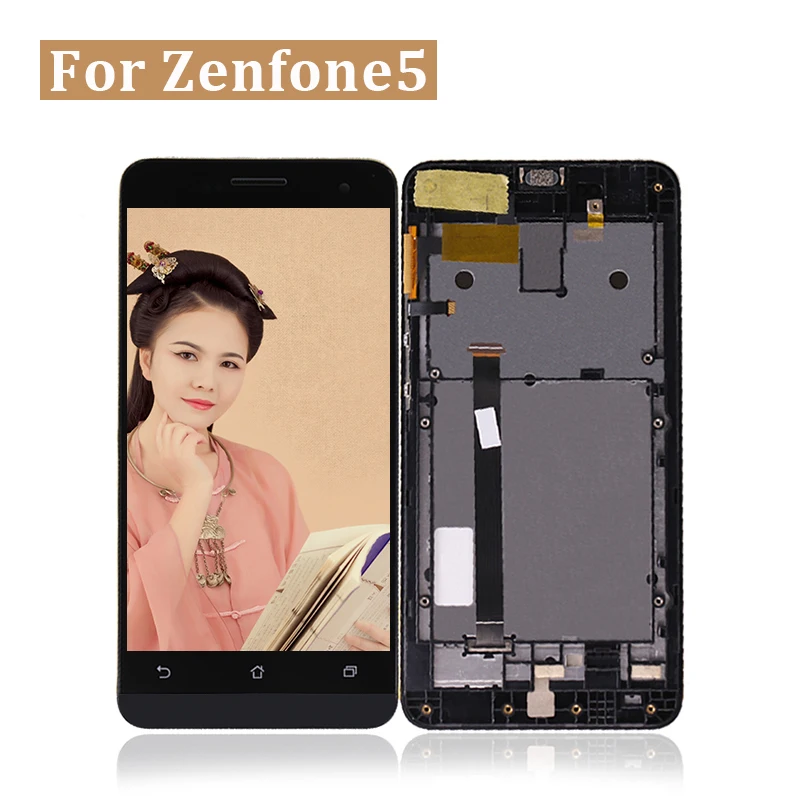 Для Asus Zenfone 5 A501CG A500CG A500KL ЖК-дисплей с кодирующий преобразователь сенсорного