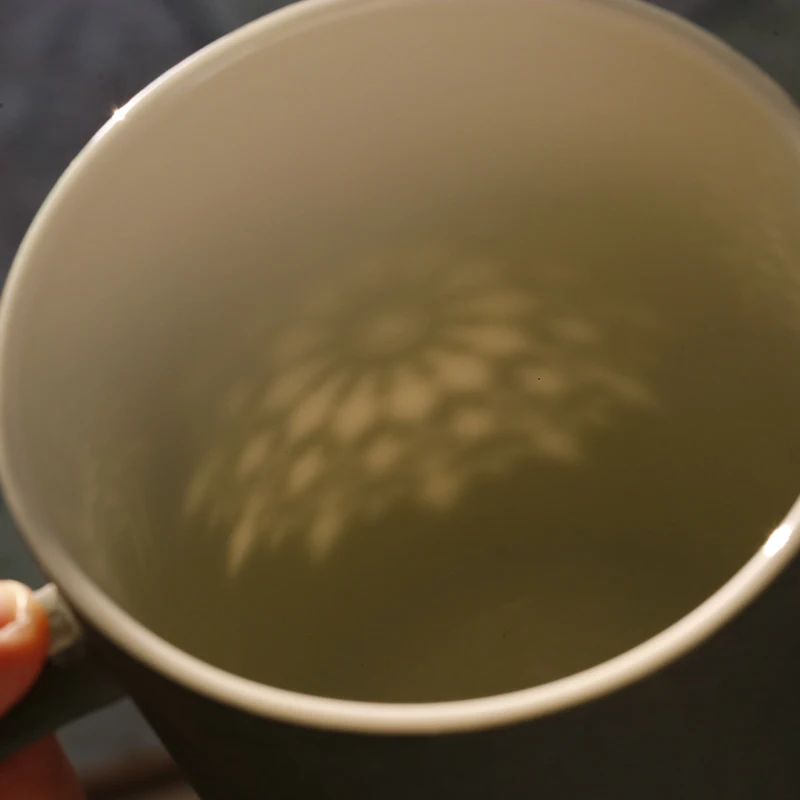 Посуда для напитков 520 мл простая Снежинка кружки для воды керамическая кофейная чашка с крышкой и ложкой
