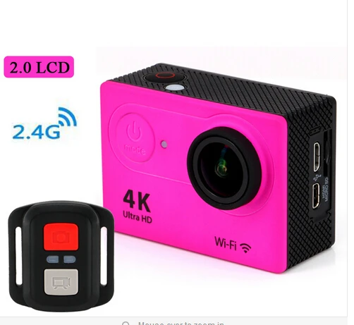 Ultra Full HD Upgrated 4K H9R WIFI Action Cameras 2.4G Remote Control 1080P 2" LCD Sports Video Camera Camcorders Helmet Cam