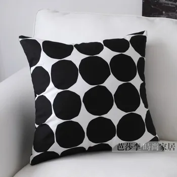 

Endless Pillow cover, Black white cushion cover home decorative Sofa bed cushions Pillow