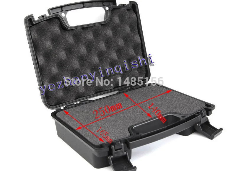 ABS Pistol Case Tactical Hard Pistol Case Gun Case Padded Foam Lining