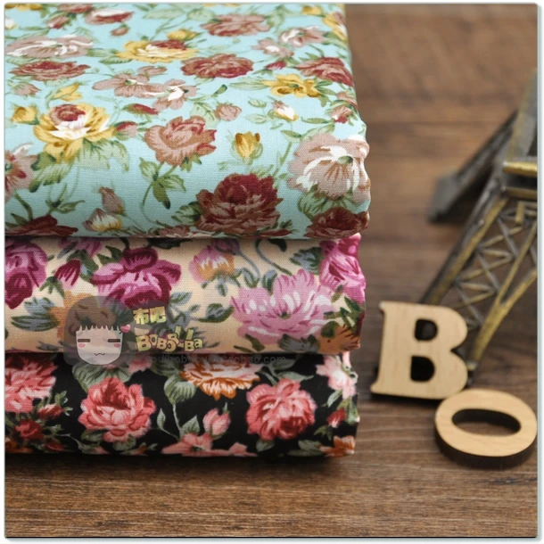 2016 Patchwork Cotton Fabric Fc012 Paint Perpetuals Three-color Cotton Prints Cloth Full Fabric Costumiers Poplin Handmade Diy