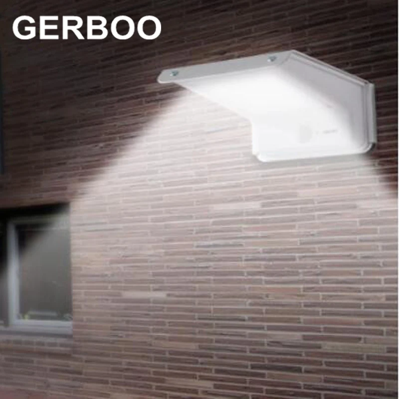 

20 Led Solar Lamp Motion Sensor Outdoor Waterproof Body Induction Sound Control Battery Power Garden Wall Light Courtyard Home