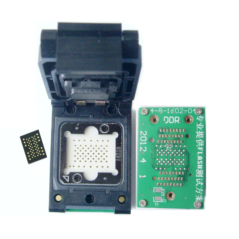 

LGA 52 To TSOP48 adapter LGA52 probe pin turn TSOP48 scoket NAND flash Sedum Apple 4 hard seat FOR sizes 12 * 17mm,14 * 18mm