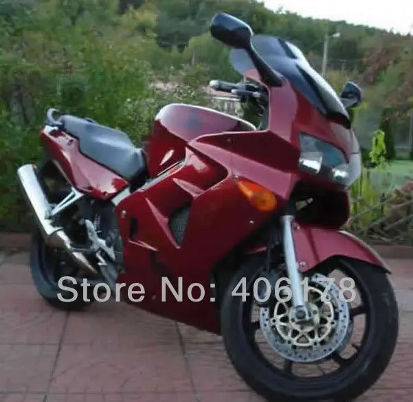 Комплект обтекателей VFR 800RR 98 99 00 01 ДЛЯ Honda VFR800 1998 1999 2000 2001 комплект с красным