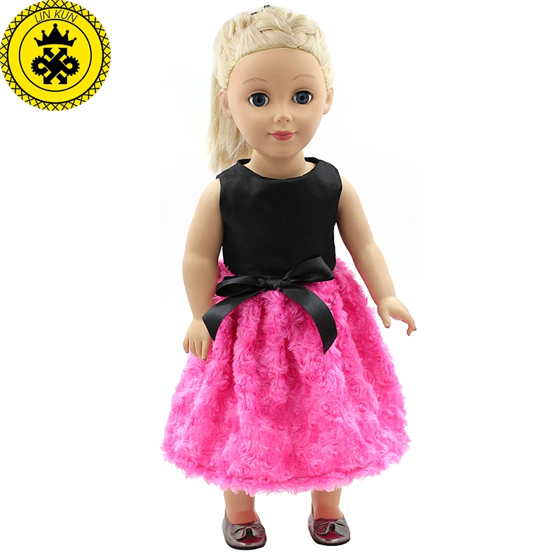 Accesorios Para Muñecas De Niña De 18 Pulgadas Rosa Roja Accesorios Para Muñecas De Niña De 18 Pulgadas Rosa Roja