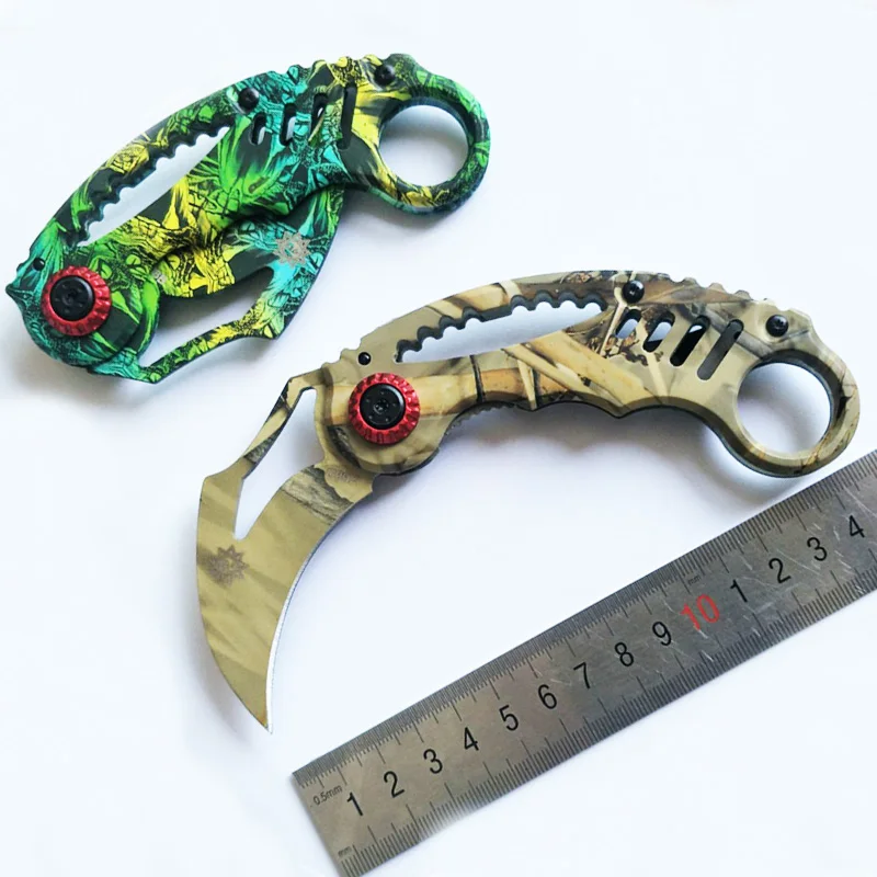 

Outdoor Csgo Camping Tool Multi Functional knife hunting Fighting blade karambit and tactical survival stainless steel knife