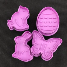 DIY butterfly birds bunny Easter egg biscuit cake decoration baking mold Plastic spring biscuits die A196