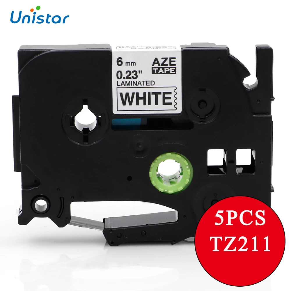 Brother P-Touch Black & White Office Label Makers 6-24mm Label Tapes For Brother PTouch - Compatible With TZ211 221 231 241 251 P Touch Tape 12 Mm - Foto 6