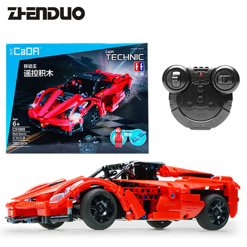 

ZhenDuo Toys C51009 2.4G RC Car Remote Control Blocks Building Kit DIY Puzzle Assembley Radio Controlled Cars with Battery