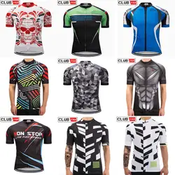 Для мужчин велосипед футболка Мотокросс ретро-топы Костюмы Велоспорт Джерси велосипед MTB Pro команда одежда спортивная одежда для