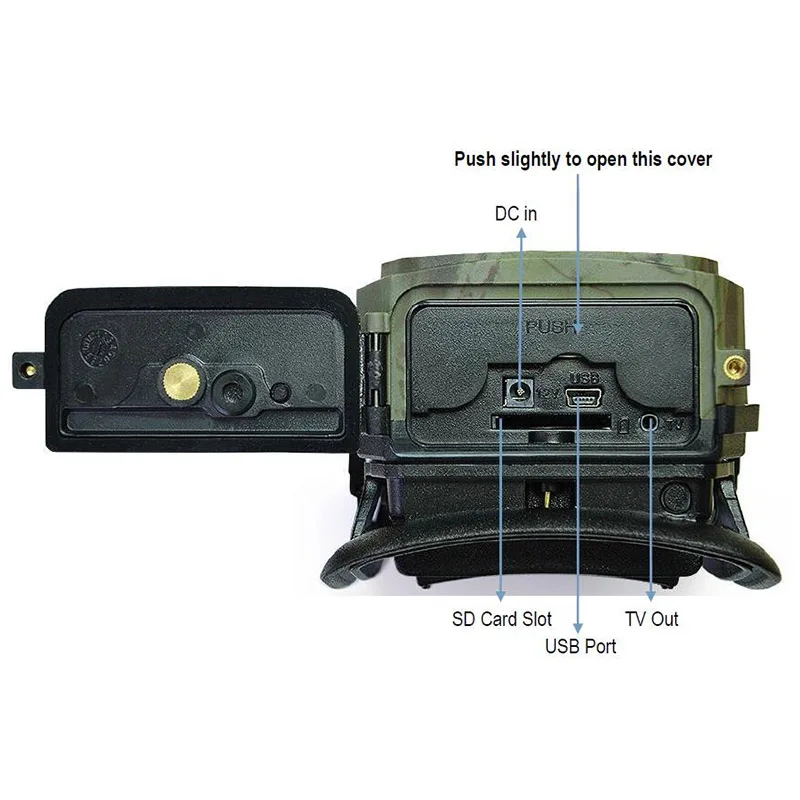 Трейл игровая камера, S880 охотничья камера 12Mp 1080P Hd широкоугольный, Инфракрасный ночного видения 56 шт. ИК светодиоды скаутинг камера цифровой Surve
