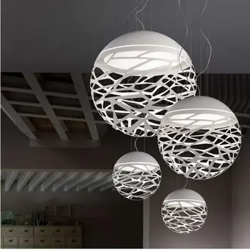 

2019 new Modern Led Pendant Lamps Living Room Acrylic Stainless Restaurant Bedroom Decorative Pendant Lights Lamparas Home Light